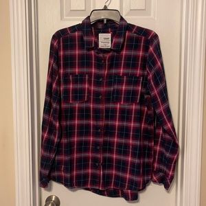 ✳️3/$15 Sonoma Button Down Plaid Blouse